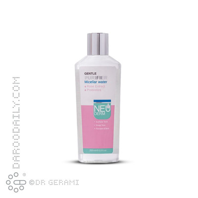 محلول میسلار واتر پاک کننده پوست مدل Gentle Purifier نئودرم 200 میلی لیتری