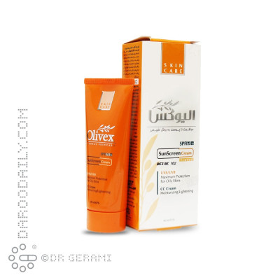 سی سی کرم ضد آفتاب بی رنگ پوست چرب SPF60 الیوکس ۴۰ میلی لیتری