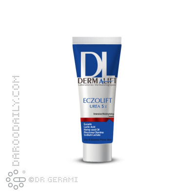 کرم مرطوب کننده پوست خشک 5 درصد اوره مدل Eczolift درمالیفت 75 میلی لیتری