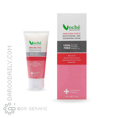 کرم مرطوب کننده دست و کوتیکول ناخن وچه 60 میلی لیتری