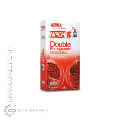 کاندوم ساده مدل Double Pomegranate کدکس 12 عددی