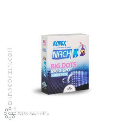 کاندوم خاردار مدل Big Dots کدکس 3 عددی