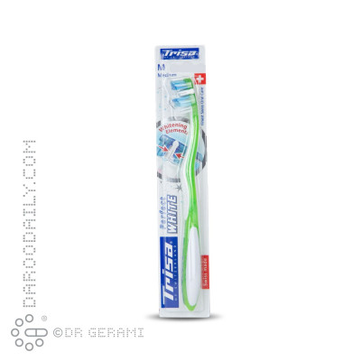 مسواک بزرگسال برس متوسط مدل Perfect White تریزا
