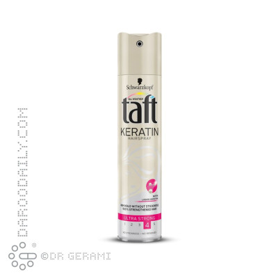 اسپری صاف کننده مو حاوی کراتین تافت 250 میلی لیتری