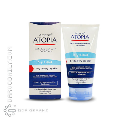 لوسیون شوینده و مرطوب کننده بسیار ملایم صورت آتوپیا آردن 150 میلی لیتری