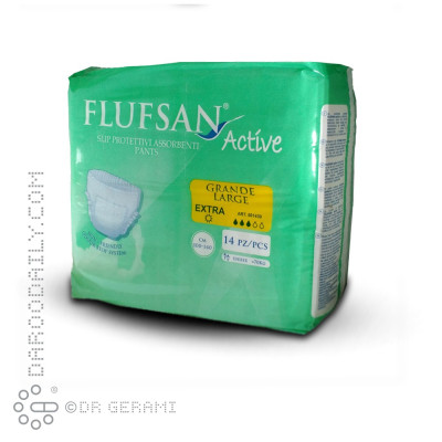 پوشينه شورتی بزرگسال سایز بزرگ فلوفسان ۱۴ عددی