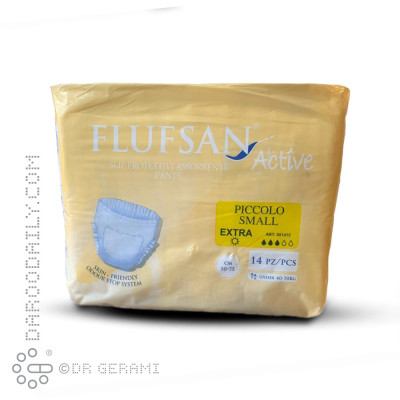 پوشينه شورتی بزرگسال سایز کوچک فلوفسان ۱۴ عددی