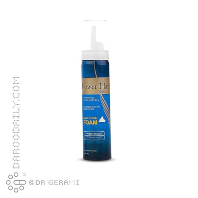 فوم موی سر آقایان ماینوکسیدیل ۵ درصد مدل Power Hair دلتا ۶۰ گرمی