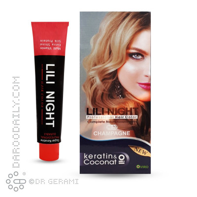 کیت رنگ موی بلوند شامپاینی لی لی نایت شماره ۹۰.۳۲
