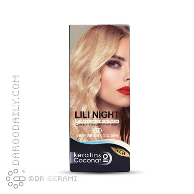 کیت رنگ موی بلوند طلایی بسیار روشن لی لی نایت شماره G10