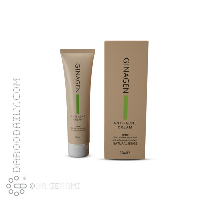 کرم ضد جوش بژ روشن ژیناژن 35 میلی لیتری