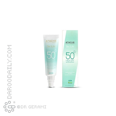 کرم ضد آفتاب و محافظ بژ پوست صورت مدل Be Sun با SPF50 اتچه 50 میلی لیتری