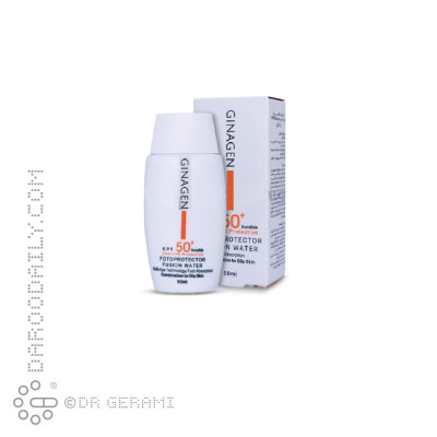 کرم ضد آفتاب بی رنگ پوست چرب SPF50 ژیناژن ۵۰ میلی لیتری