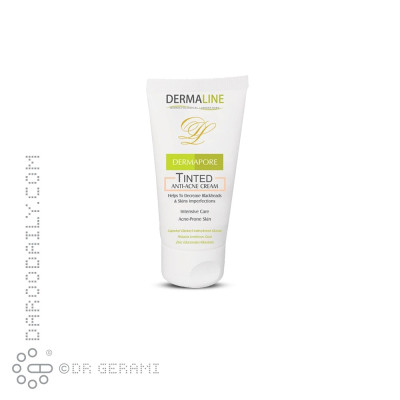 کرم ضد جوش رنگی درمالاین ۴۵ میلی لیتری