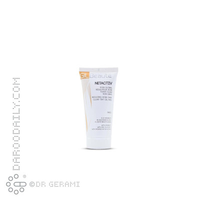 کرم رنگی ضد جوش بژ روشن فاقد چربی Netactiv ژیل بوته 50 میلی لیتری