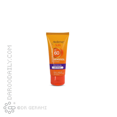 کرم ضد آفتاب بژ روشن پوست خشک و حساس SPF60 آردن ۵۰ گرمی