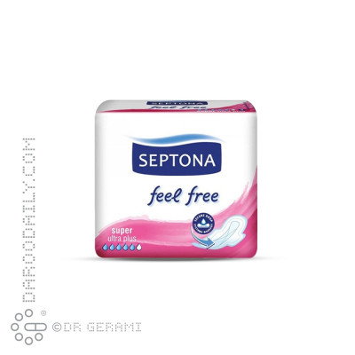 نوار بهداشتی مشبک سوپر feel free سپتونا 8 عددی