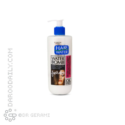 کرم موهای خشک حاوی بیوتین و زینک مدل Water Bomb کامان 400 میلی لیتری
