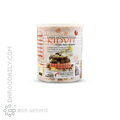 پودر گین آپ دبل شکلاتی کودکان کیدویت ویتاپی ۳۰۰ گرمی