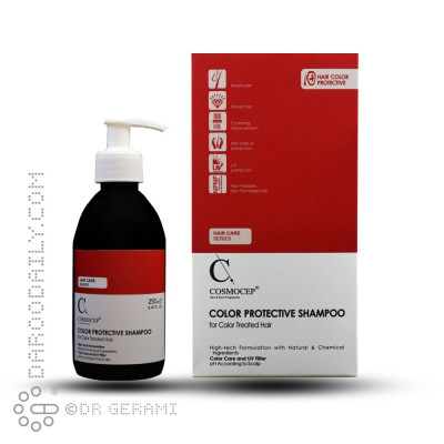 شامپو موهای رنگ شده کازموسپ 250 میلی لیتری