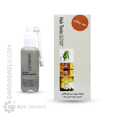 تونیک تقویت کننده ابرو و موی سر معمولی و نازک لافارر 60 میلی لیتری