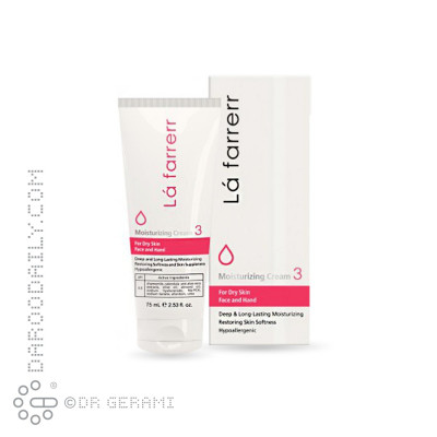 کرم مرطوب کننده پوست خشک دست و صورت لافارر 75 میلی لیتری