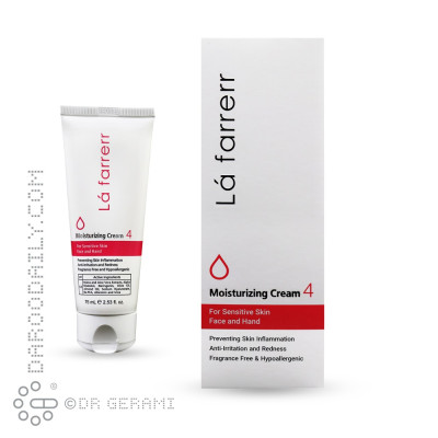 کرم مرطوب کننده پوست حساس دست و صورت لافارر 75 میلی لیتری