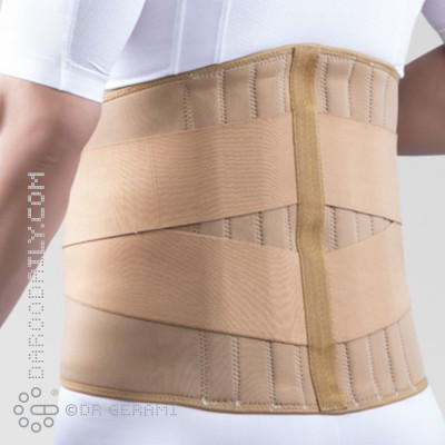 کمربند طبی سخت نئوپرنی پاک سمن سایز خیلی بزرگ