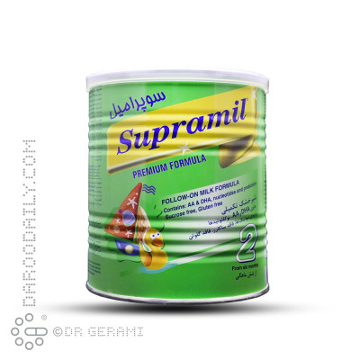شیر خشک سوپرامیل 2 فاسکا 400 گرمی