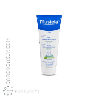 شامپو مو و بدن کودک 2 در 1 موستلا 200 میلی لیتری
