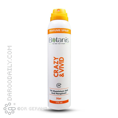 اسپری بدن بانوان Crazy & Vivid بوتانیس ۱۷۵ میلی لیتری
