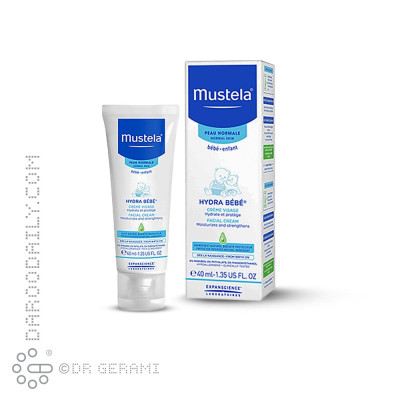 کرم هیدرا ب ب صورت کودک موستلا 40 میلی لیتری