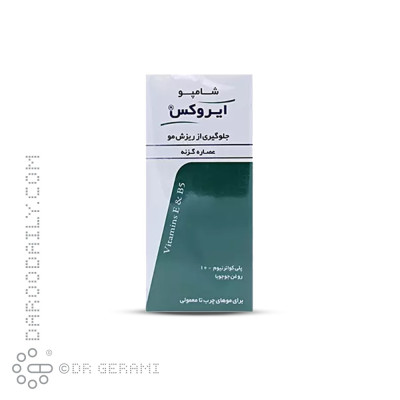 شامپو گزنه موهای چرب و معمولی ایروکس ۲۰۰ گرمی