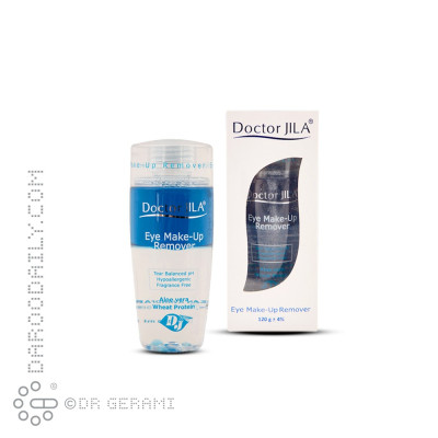 محلول دو فاز پاک کننده آرایش دور چشم دکتر ژیلا 125 گرمی