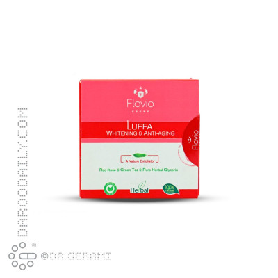 صابون گلیسیرینه حاوی گل رز لوفا فلویو 100 گرمی