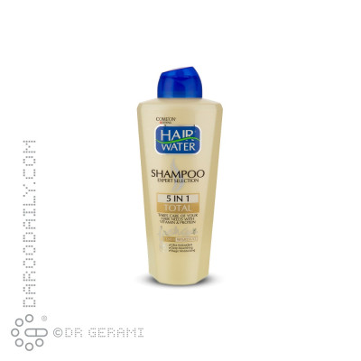 شامپو هیرواتر فاقد سولفات توتال 5 در 1 کامان 400 میلی لیتری