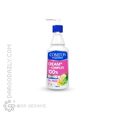 کرم مرطوب کننده پوست های چرب کامان 400 میلی لیتری