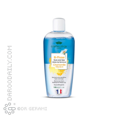 محلول دو فاز پاک کننده آرایش چشم و لب کاسمکولوژی 120 میلی لیتری
