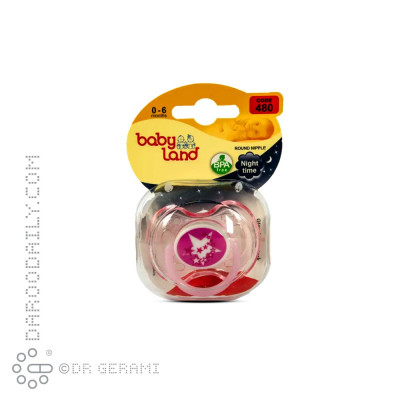 پستانک فندوقی شب تاب بی بی لند سایز 1 کد 480