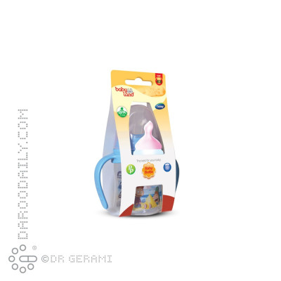 شیشه شیر دهانه عریض ارتودنسی بی بی لند 150 میلی لیتری کد 408