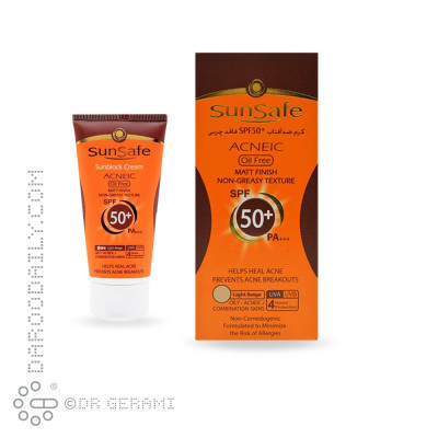 کرم ضد آفتاب پوست چرب SPF50 سان سیف ۵۰ میلی لیتری