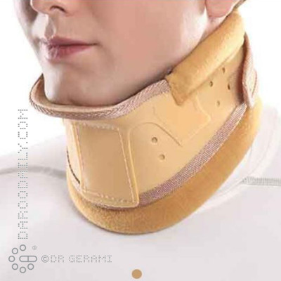 گردن بند طبی سخت چانه دار پاک سمن سایز متوسط