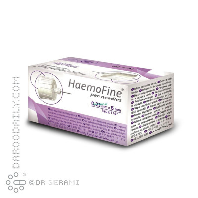سر سوزن قلم انسولین 32G هموفاین 6 میلی متری