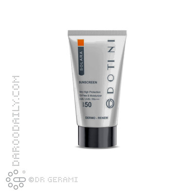 کرم ضد آفتاب رنگی فاقد چربی SPF 50 دوتینی 50 میلی لیتری