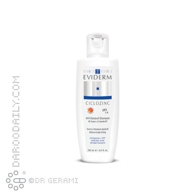 شامپو مو ضد شوره سیکلوزینک اویدرم 250 میلی لیتری