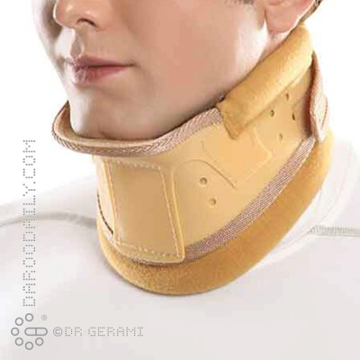 گردن بند طبی سخت چانه دار پاک سمن سایز بزرگ