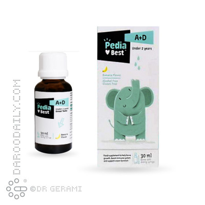 قطره ویتامین A + D پدیابست ۳۰ میلی لیتری