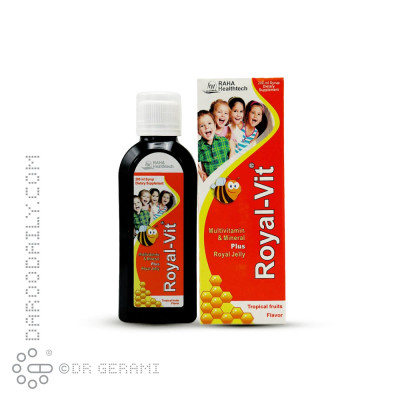 شربت مولتی ویتامین مینرال و رویال ژلی رویال ویت رها 200 میلی لیتری