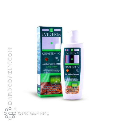 شامپو ضد ریزش موهای چرب کراستم جی اویدرم 250 میلی لیتری