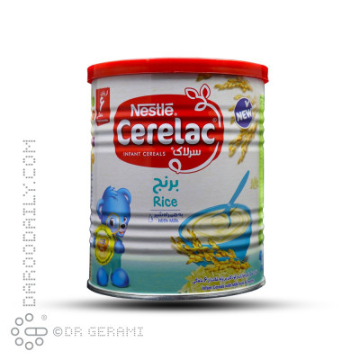 سرلاک برنج به همراه شیر نستله 400 گرمی